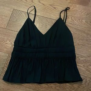 FINAL SALE❤️Impeccable Pig• black cropped top